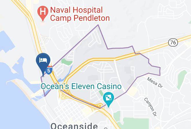 San Diego - Days Inn By Wyndham Oceanside Maps