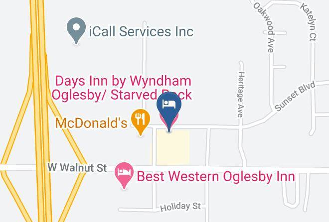 La Salle - Days Inn By Wyndham Oglesby Starved Rock Maps