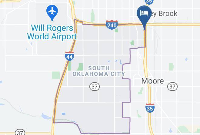 Oklahoma - Days Inn By Wyndham Oklahoma City Moore Maps
