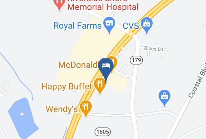 Accomack - Days Inn By Wyndham Onley Maps