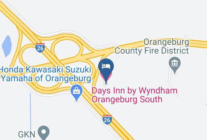 Orangeburg - Days Inn By Wyndham Orangeburg South Maps