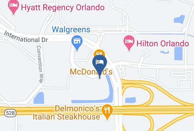 Orange - Days Inn By Wyndham Orlando Conv Center International Dr Maps