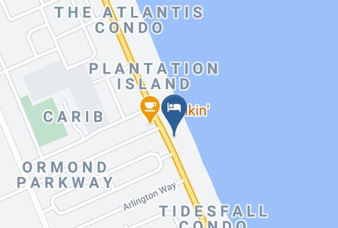 Volusia - Days Inn By Wyndham Ormond Beach Mainsail Oceanfront Maps