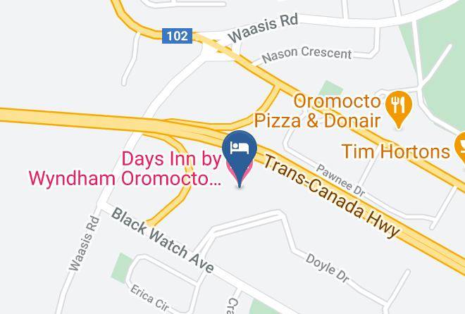 Sunbury - Days Inn By Wyndham Oromocto Conference Centre Maps