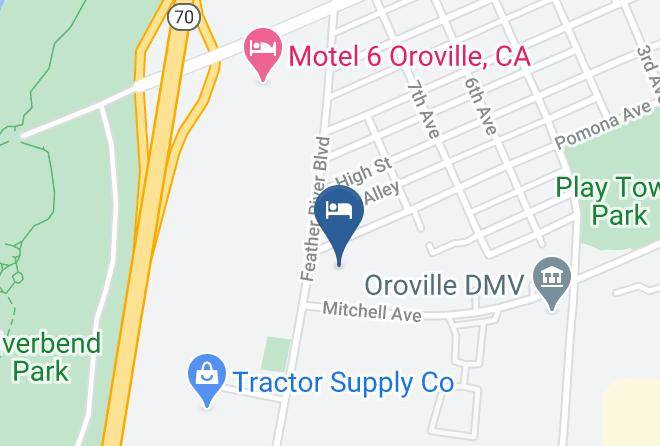 Butte - Days Inn By Wyndham Oroville Maps