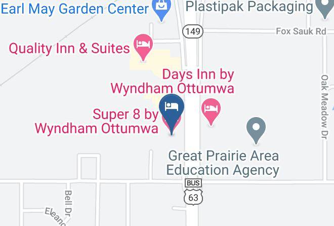 Wapello - Super 8 By Wyndham Ottumwa Maps