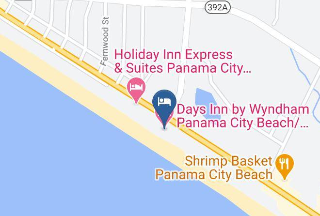 Bay - Days Inn By Wyndham Panama City Beach Ocean Front Maps