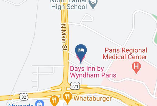 Lamar - Days Inn By Wyndham Paris Maps