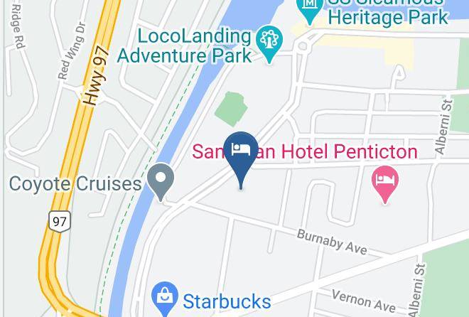 Okanagan Similkameen - Days Inn By Wyndham Penticton Conference Centre Maps
