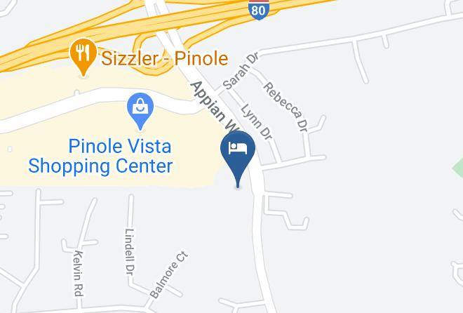 Contrata - Days Inn By Wyndham Pinole Berkeley Maps