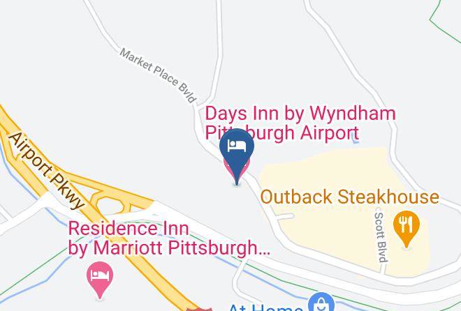 Allegheny - Days Inn By Wyndham Pittsburgh Airport Maps