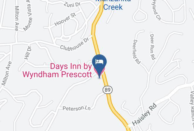 Days Inn By Wyndham Prescott Map