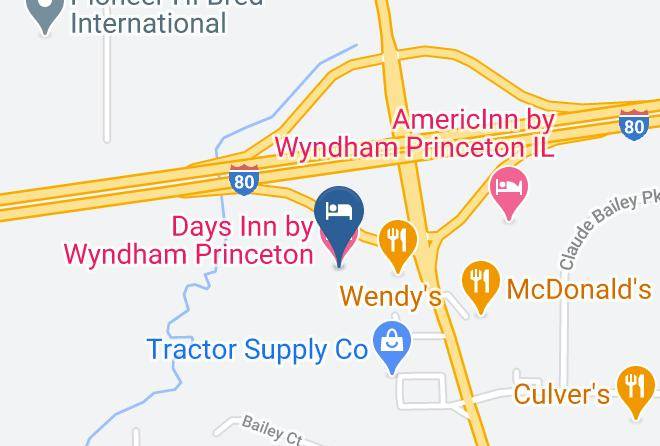 Bureau - Days Inn By Wyndham Princeton Maps