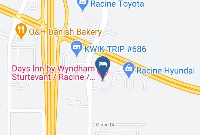 Racine - Days Inn By Wyndham Sturtevant Racine Mount Pleasant Maps
