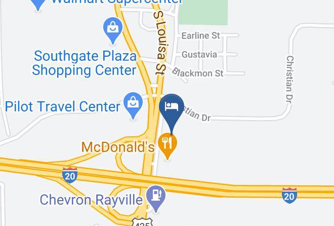 Richland Par - Days Inn By Wyndham Rayville Maps