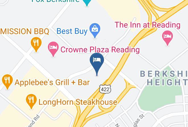 Berks - Days Inn By Wyndham Reading Wyomissing Maps