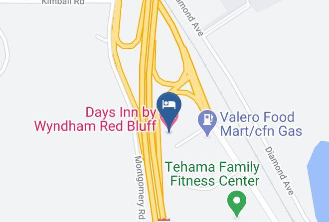 Tehama - Days Inn By Wyndham Red Bluff Maps