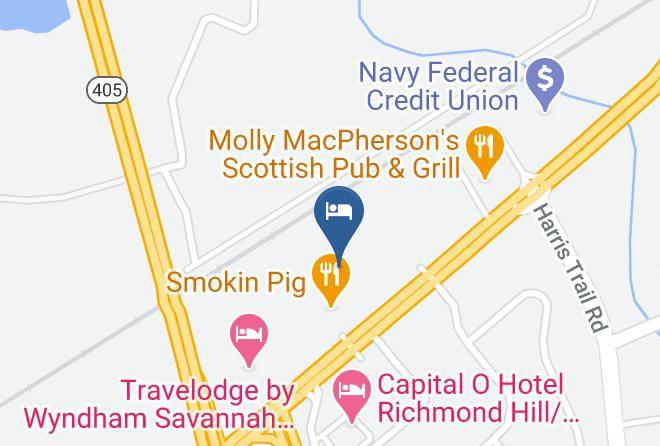 Bryan - Days Inn By Wyndham Richmond Hill Savannah Maps