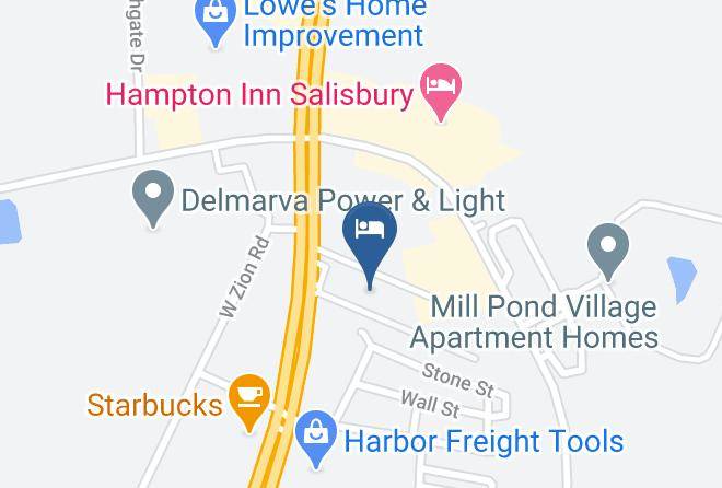 Wicomico - Days Inn By Wyndham Salisbury Maps