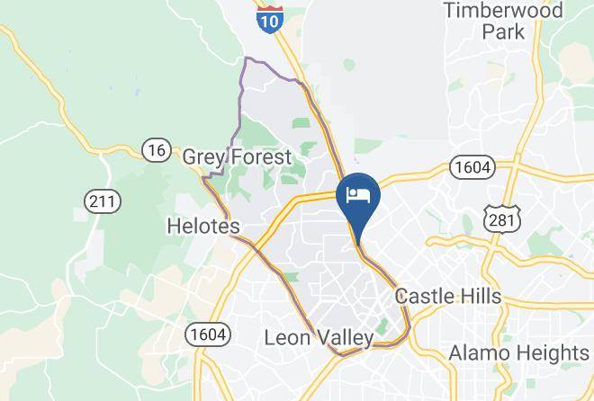 Days Inn By Wyndham San Antonio Near Fiesta Park Map