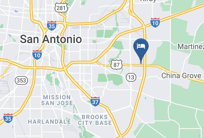 Bexar - Days Inn By Wyndham San Antonio Southeast By At&t Center Maps