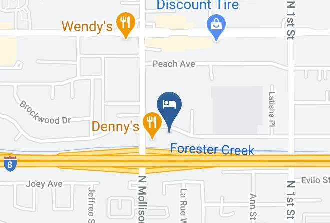San Diego - Days Inn By Wyndham San Diego East El Cajon Maps