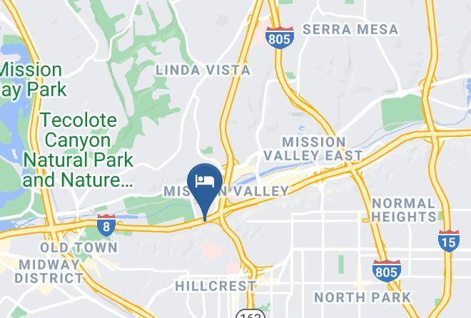 San Diego - Days Inn By Wyndham San Diego Hotel Circle Maps