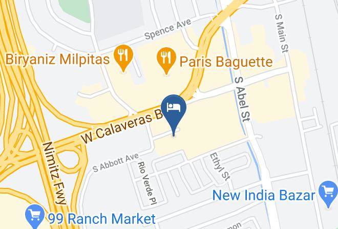Santa Clara - Days Inn By Wyndham San Jose Airport Maps