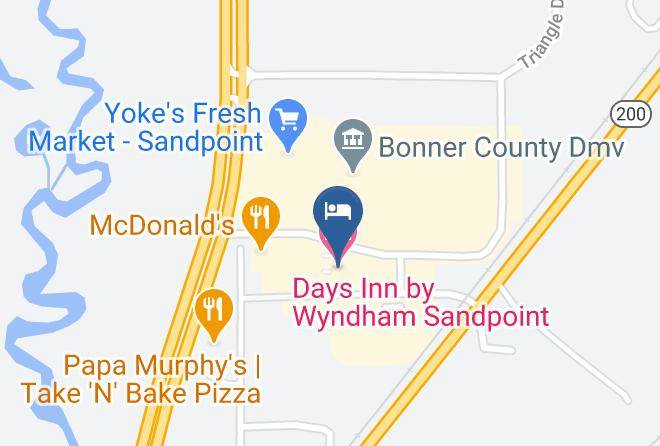 Bonner - Days Inn By Wyndham Sandpoint Maps