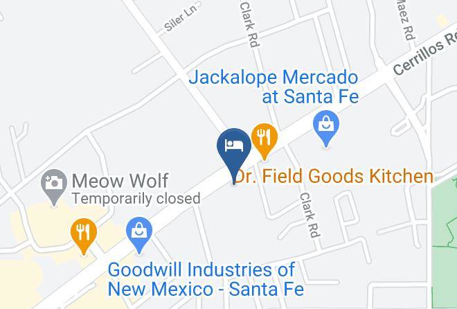 Santa Fe - Days Inn By Wyndham Santa Fe New Mexico Maps