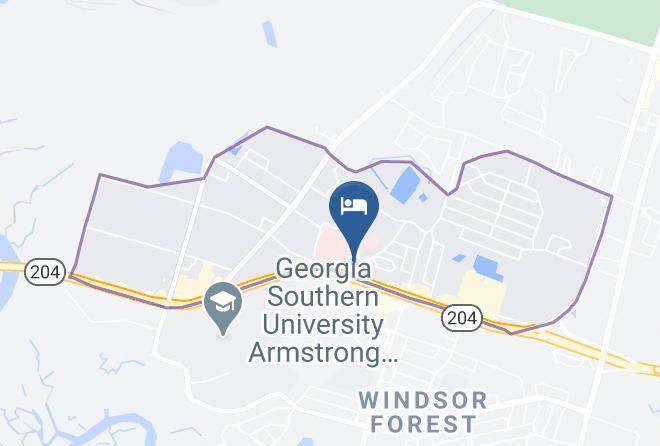 Days Inn By Wyndham Savannah Abercorn Southside Map