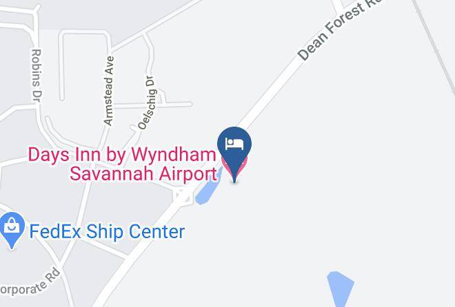 Chatham - Days Inn By Wyndham Savannah Airport Maps