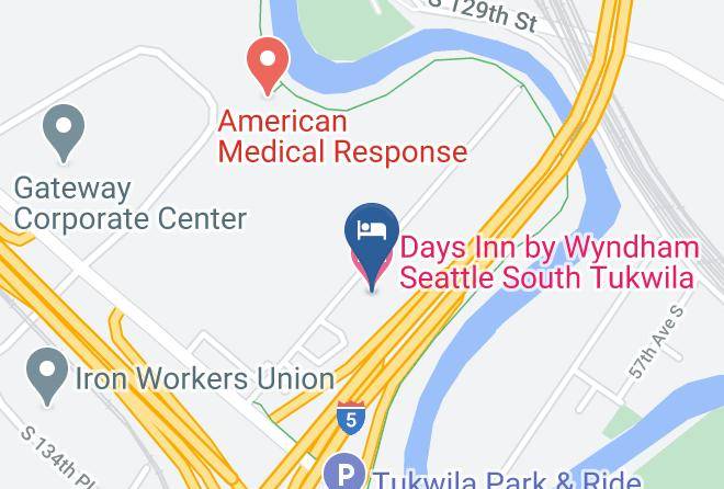 King - Days Inn By Wyndham Seattle South Tukwila Maps