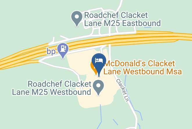 Surrey - Days Inn By Wyndham Sevenoaks Clacket Lane Maps
