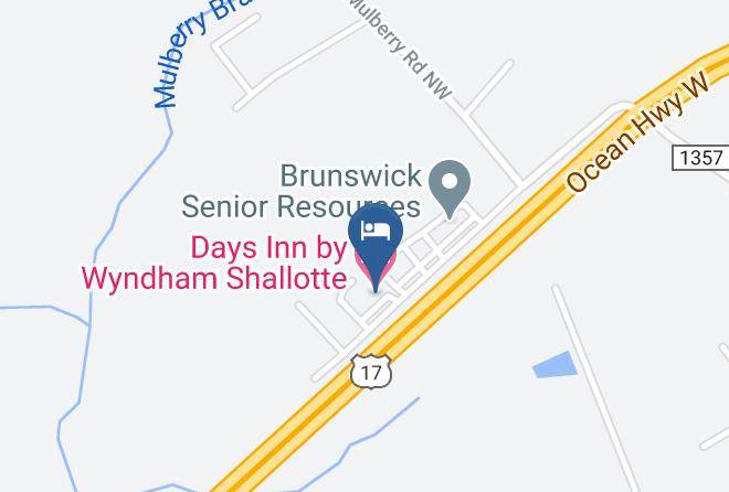 Brunswick - Days Inn By Wyndham Shallotte Maps