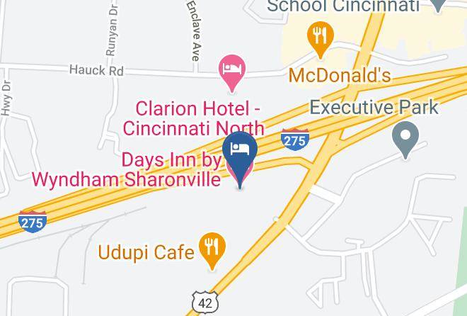 Hamilton - Days Inn By Wyndham Sharonville Maps