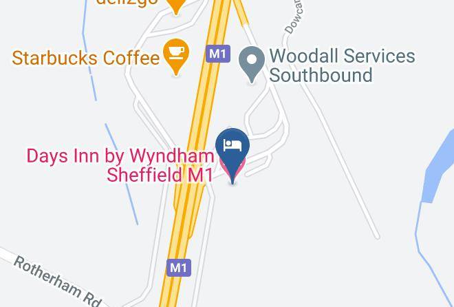 Rotherham - Days Inn By Wyndham Sheffield M1 Maps