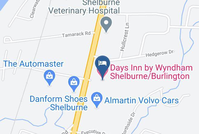 Chittenden - Days Inn By Wyndham Shelburne Burlington Maps