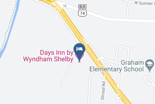 Cleveland - Days Inn By Wyndham Shelby Maps