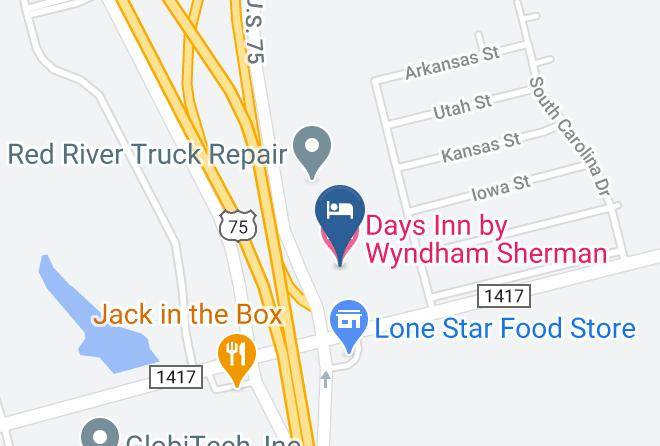 Grayson - Days Inn By Wyndham Sherman Maps