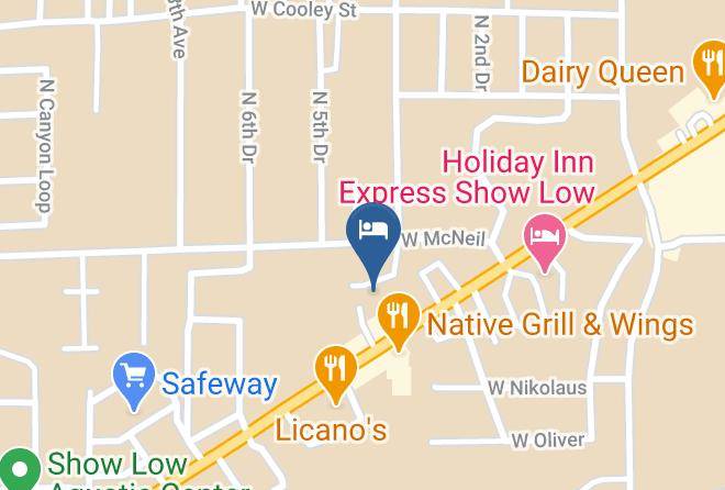 Navajo - Days Inn By Wyndham Show Low Maps