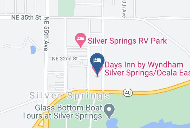 Marion - Days Inn By Wyndham Silver Springs Ocala East Maps