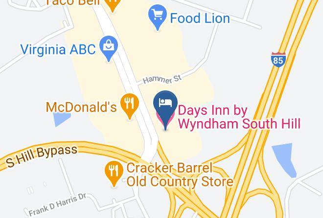 Mecklenburg - Days Inn By Wyndham South Hill Maps