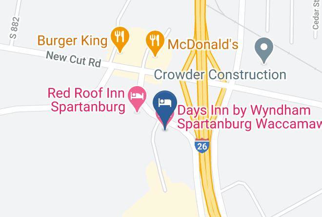 Spartanburg - Days Inn By Wyndham Spartanburg Waccamaw Maps