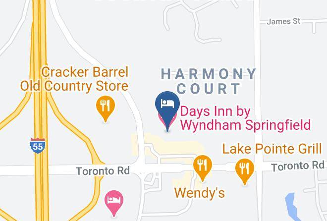 Sangamon - Days Inn By Wyndham Springfield Maps