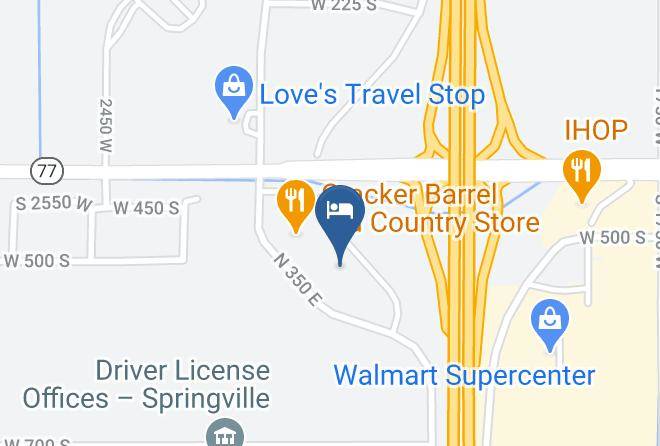Utah - Days Inn By Wyndham Springville Maps