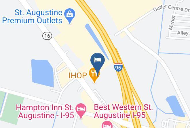 St Johns - Days Inn By Wyndham St Augustine West Maps
