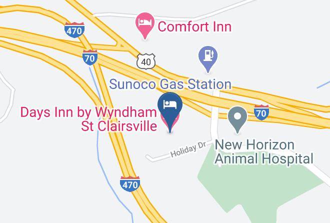 Belmont - Days Inn By Wyndham St Clairsville Maps