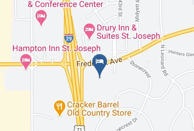 Buchanan - Americas Best Value Inn St Joseph At I 29 Maps