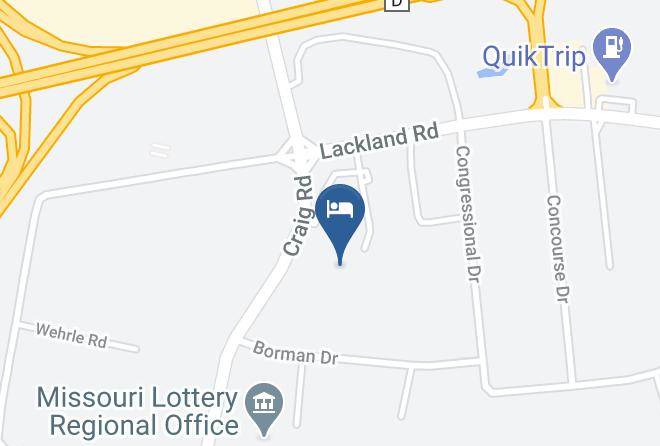 Days Inn & Suites By Wyndham St Louis Westport Plaza Map